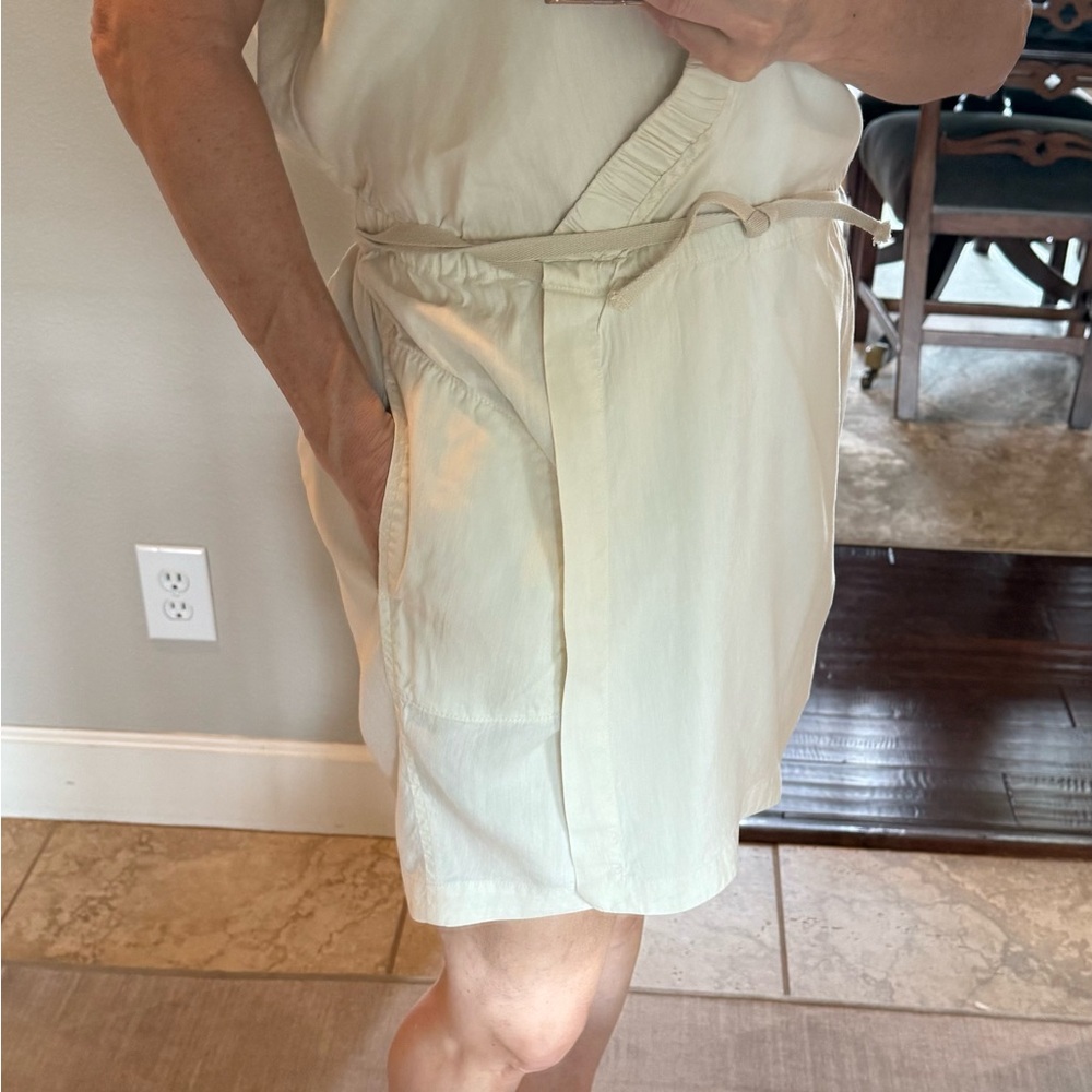 Isabel Marant Étoile cream mini wrap dress - size 6/8 US - with pockets! - Picture 14 of 14